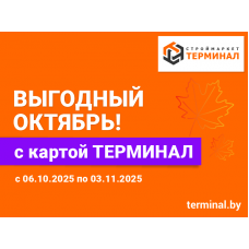 Выгодный октябрь с картой ТЕРМИНАЛ Выгодный октябрь с картой ТЕРМИНАЛ