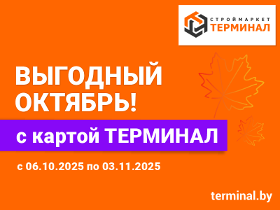 Выгодный октябрь с картой ТЕРМИНАЛ