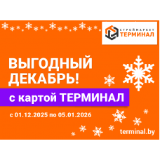Выгодный декабрь с картой ТЕРМИНАЛ Выгодный декабрь с картой ТЕРМИНАЛ