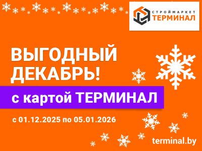 Выгодный декабрь с картой ТЕРМИНАЛ