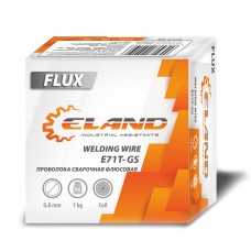 Проволока сварочная ELAND флюсовая "LUX" E71T-GS 0.8 мм. / 1кг., Китай