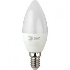 Лампа светодиодная ЭРА QX LED-6 Ват-В35-2700K-E14, свеча, Китай