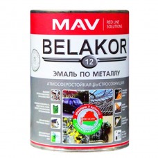 Эмаль Belakor 12 по металлу RAL 7012 (мокрый асфальт)1,0л (0,9кг), РБ