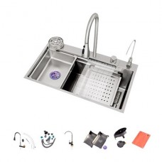 Мойка многофункциональная для кухни 750*450*220mm , нержавеющая сталь DS7545, Китай