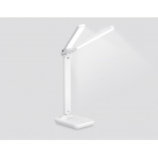 Светильник настольный Ambrella светодиодный DE490 WH белый LED 3000K/4200K/6400K 9W, Китай