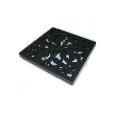 Решетка пластиковая декоративная к дождеприемнику (черный), РБ, арт.ДИ 02405000