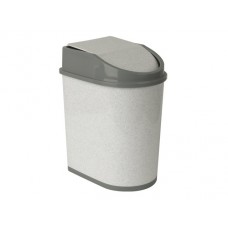 Контейнер для мусора 8л (мраморный), арт.М2481, РФ