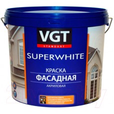 Краска ВД-АК-1180 VGT фасадная, база С (автоколерование), 2,5 кг, Россия