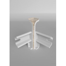 Угол внутренний Comfort для плинтуса Классик 80мм (2шт флоупак) Акация 424, Армения