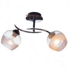 Светильник НПБ 02-2x60-101 70162/2 хром/черный, Беларусь