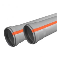 Труба VALFEX OPTIMA ф110 с раструбом 0,75 м, вн.канализ.толщ.ст.2,2, РФ