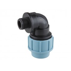 Колено ПЭ 20 х 1/2" нар., AV Engineering, арт.AVE1032012, Китай