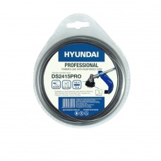 Леска для триммера HYUNDAI DS-2415 PRO 2,4мм*15м, двухсл.квадрат., Китай