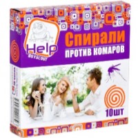 Спирали от комаров, 10 шт., HELP, арт.80230, Китай