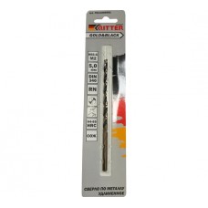 Сверло по металлу Ritter EC 5,0 мм удлиненное (HSS-G M2 Gold&Black) DIN 340 RN, Китай