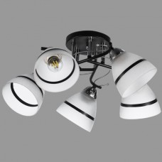 Светильник НПБ 02-5x60-101 8172/5 черный/хром, Беларусь