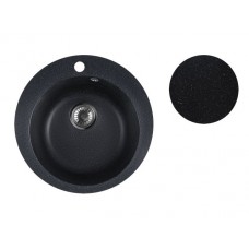 Мойка кухонная AV Engineering из искусственного камня POINT черный 495х495 мм арт.AVE495495BKA, РБ