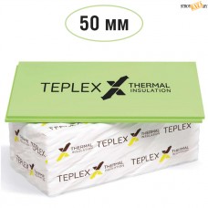 Плиты ТЕПЛЕКС 1185х585х50мм, уп=5,55м2/ 8листов, РФ