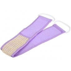 Мочалка Банные штучки из сизаля, лента с сегментами хлопка с ручкой, 8х70 см, арт.40098, Китай