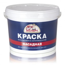 Краска акриловая ЭКСПЕРТ фасадная, -30С, 3кг, Россия