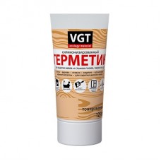 Герметик силиконизированный VGT (мастика) для нар/внутр работ, дуб светло-серый, 0,16 кг, Россия
