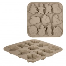 Форма для выпечки 18,4х18,7см, 11 ячеек арт.DA2564, Китай