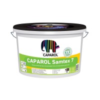 Краска поливинилацетатная водно-дисперсионная Caparol Samtex 7 E.L.F. Base 1, белая, 10 л / 14,2 кг, Германия