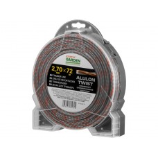 Леска ф 2.7 мм х 72 м витой квадрат сеч. ALULON TWIST STARTUL GARDEN, арт.ST6046-27, Китай