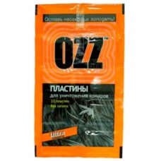 020502 OZZ  - 18 ULTRA Пластины сменные для уничтожения комаров к электрофумигатору 10шт. ББХгрупп,
