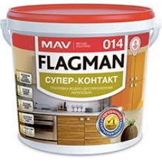 Грунтовка FLAGMAN 014 супер-контакт (ВД-АК-014) белый 1л (1,3 кг), РБ