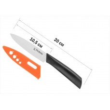 Нож кухонный PERFECTO LINEA, керамический 10.5см + чехол в подарок, серия Handy, арт.21-4935, Китай