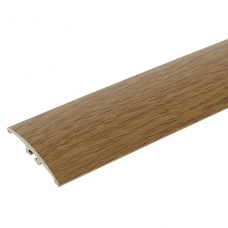 Порог Идеал с монтажным каналом (с дюбель-гвоздями) 42мм 1,6 м 212 Дуб светлый, Россия