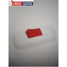 Выключатель для бра Horoz белый/красный 112-100-0004, Турция