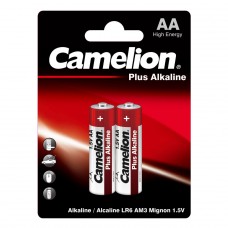 Батарейка Camelion LR6 Plus Alkaline 1.5В (2шт в упак), Китай