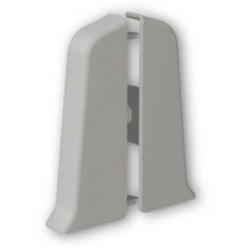 Торцевые Ideal для плинтуса 55мм Идеал Деконика, 002 Светло-серый (1 пара во флоупак), Россия