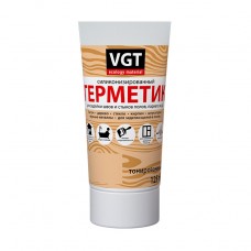 Герметик VGT силиконизированный (мастика) для нар/внутр работ, береза, 0,16 кг, Россия