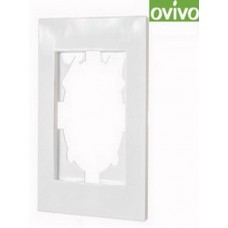 Рамка одноместная Ovivo Grano, белый, 400-010000-096, Турция