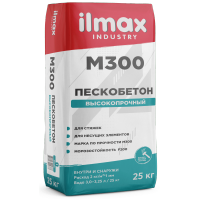 Растворная смесь сухая стяжка ilmax industry цементная М300 (25 кг), РБ