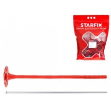 Дюбель для теплоизоляции STARFIX 10х260 мм с метал. гвоздем (20шт/дой-пак) арт.SMD5-61328-20, РФ