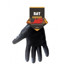 Перчатки черные из полиэстера с черным нитриловым покрытием р.10, TR-517B(с ярлыкодержателем ) BILT, Китай