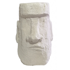 Кашпо скульптура "Моаи" цвет белый № 2, РБ