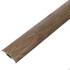 Порог Идеал с монтажным каналом 42мм 1,6м 208 Дуб мокко, Россия