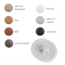 Заглушка для самореза PH2, декоративная черная (50шт/зип-лок) Starfix SMZ1-34688-50, РФ