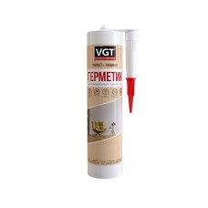 Герметик силиконизированный VGT (мастика) для нар/внутр работ, дуб светло-серый, 0,4 кг, Россия