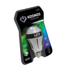 Лампа светодиод. димм.KOSMOS premiumLED10Вт A60 E27 230В,4500К, Китай