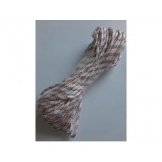 Шнур плетеный полипропиленовый ПП 16-прядный 4мм х20м, Беларусь