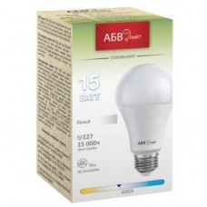 Лампа светодиодная АБВ LED лайт Standart A60 15W E27 4000К, РФ