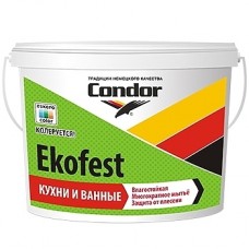 Краска ВД Condor Ekofest Экофест ведро 7,5 кг, Беларусь