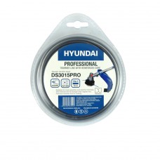 Леска для триммера HYUNDAI DS-3015 PRO 3,0мм*15м, двухсл.квадрат., Китай