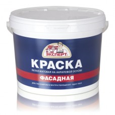 Краска акриловая ЭКСПЕРТ фасадная, -30С, 7кг, Россия
